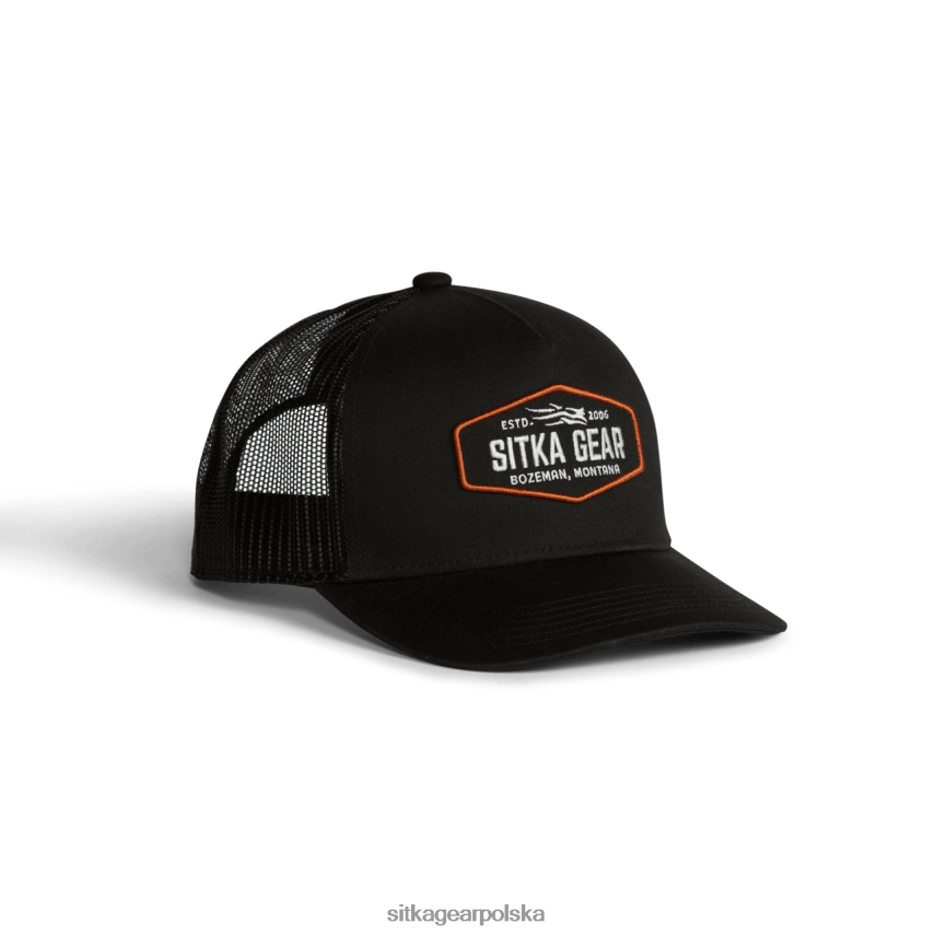 kapelusze czarny dla obu płci SITKA Gear hex, średnio-profesjonalny kierowca ciężarówki VF2XTJ340