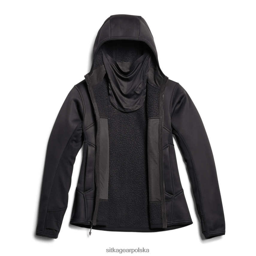najfatalniejszy czarny kobiety SITKA Gear bluza z kapturem VF2XTJ395