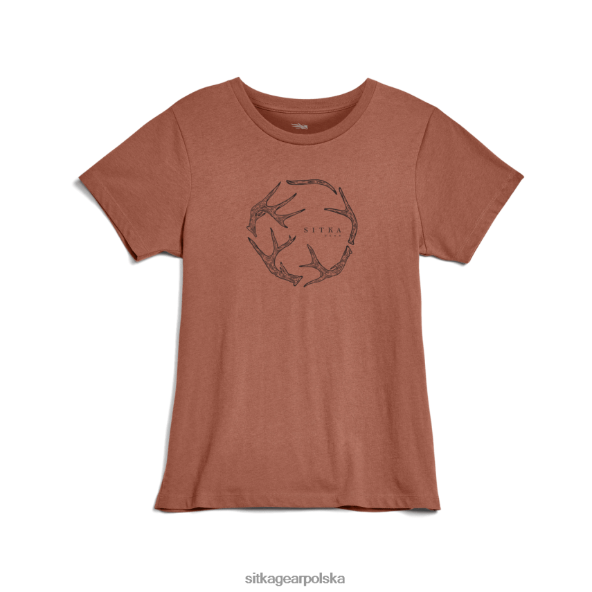 najfatalniejszy sumak czerwony kobiety SITKA Gear koszulka antler evo VF2XTJ402