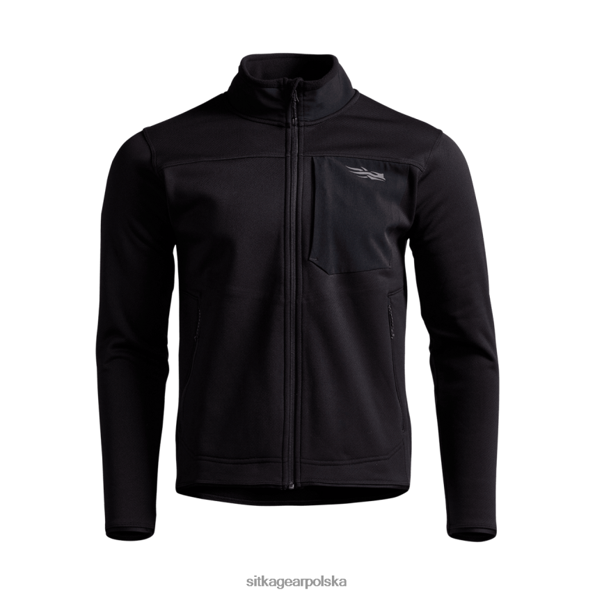 kurtki i kamizelki czarny mężczyźni SITKA Gear Kurtka polarowa Dry Creek VF2XTJ58