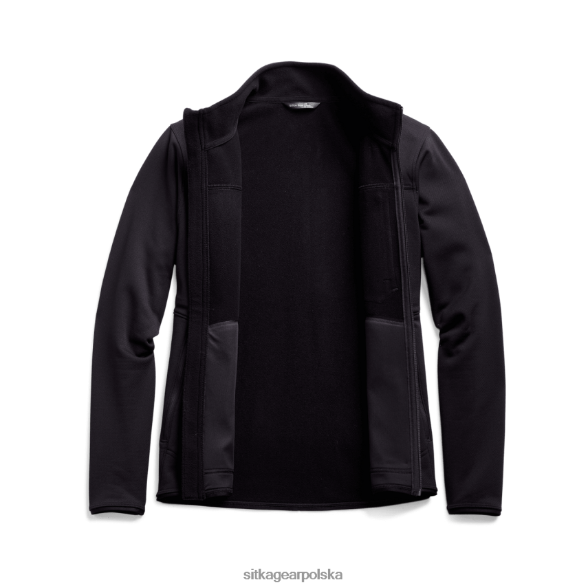 kurtki i kamizelki czarny mężczyźni SITKA Gear Kurtka polarowa Dry Creek VF2XTJ58