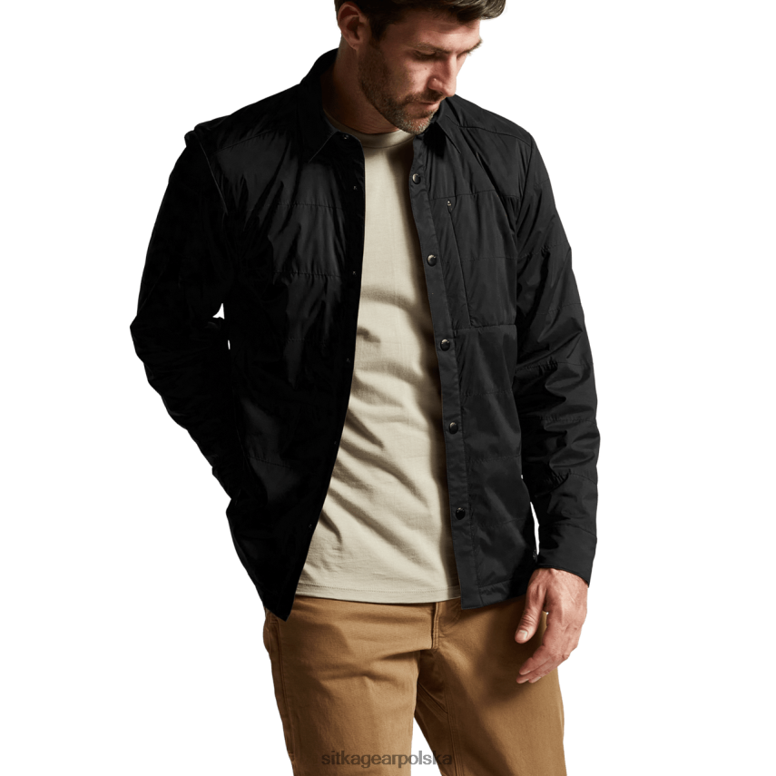 kurtki i kamizelki czarny mężczyźni SITKA Gear Kurtka typu Canyon VF2XTJ56