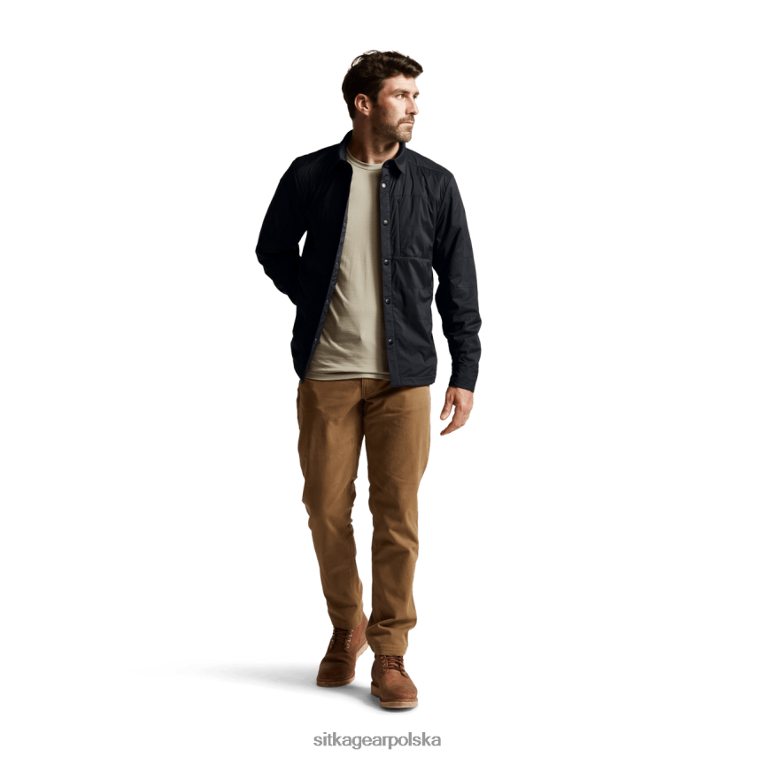 kurtki i kamizelki czarny mężczyźni SITKA Gear Kurtka typu Canyon VF2XTJ56