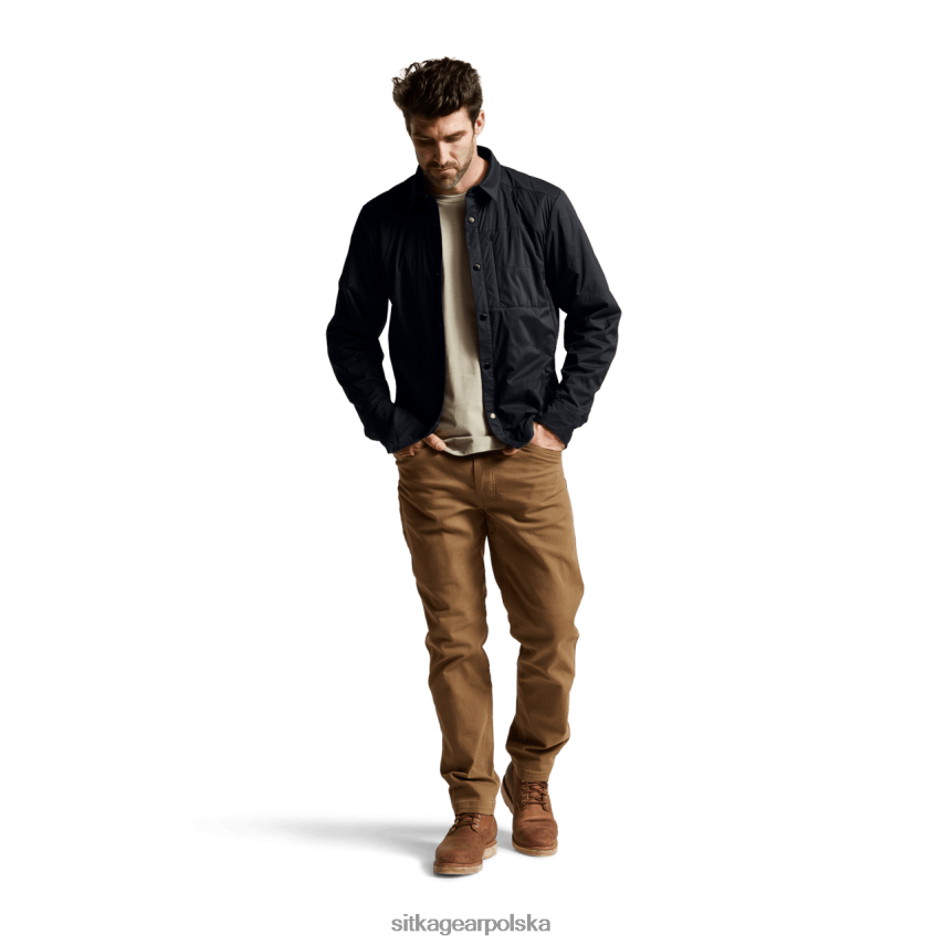 kurtki i kamizelki czarny mężczyźni SITKA Gear Kurtka typu Canyon VF2XTJ56