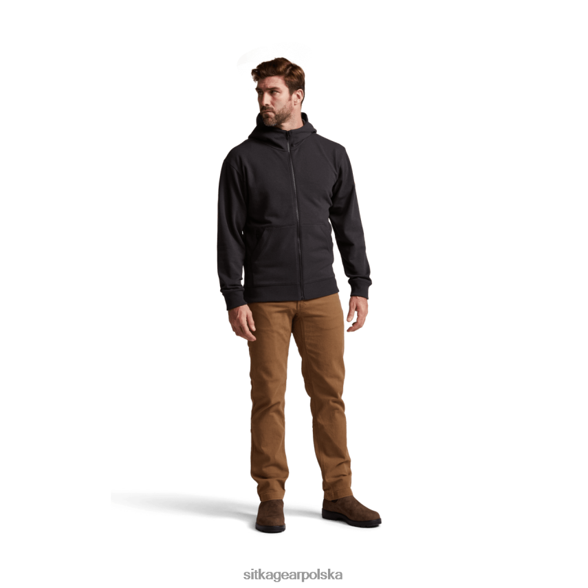 najfatalniejszy czarny mężczyźni SITKA Gear niezbędna bluza z kapturem zapinana na zamek VF2XTJ115