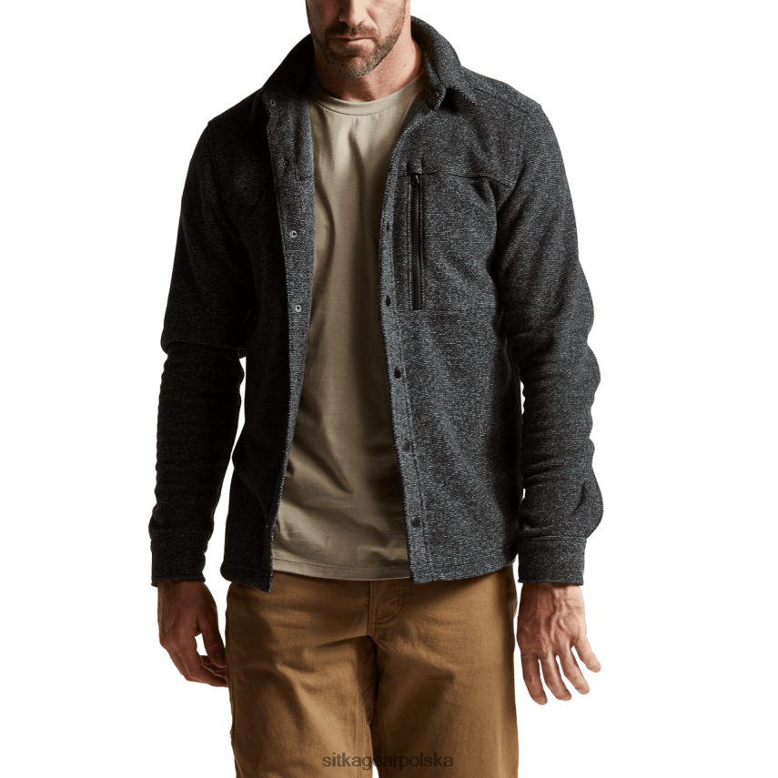 najfatalniejszy czarny wrzos mężczyźni SITKA Gear Koszulka Snowcrest Ls VF2XTJ162