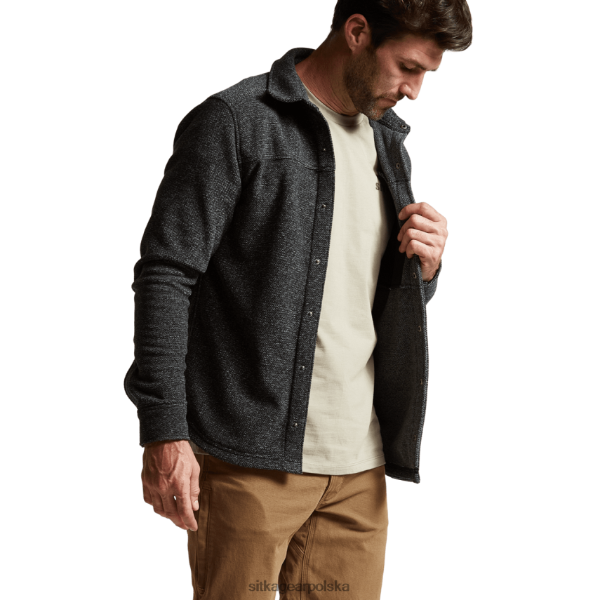 najfatalniejszy czarny wrzos mężczyźni SITKA Gear Koszulka Snowcrest Ls VF2XTJ162