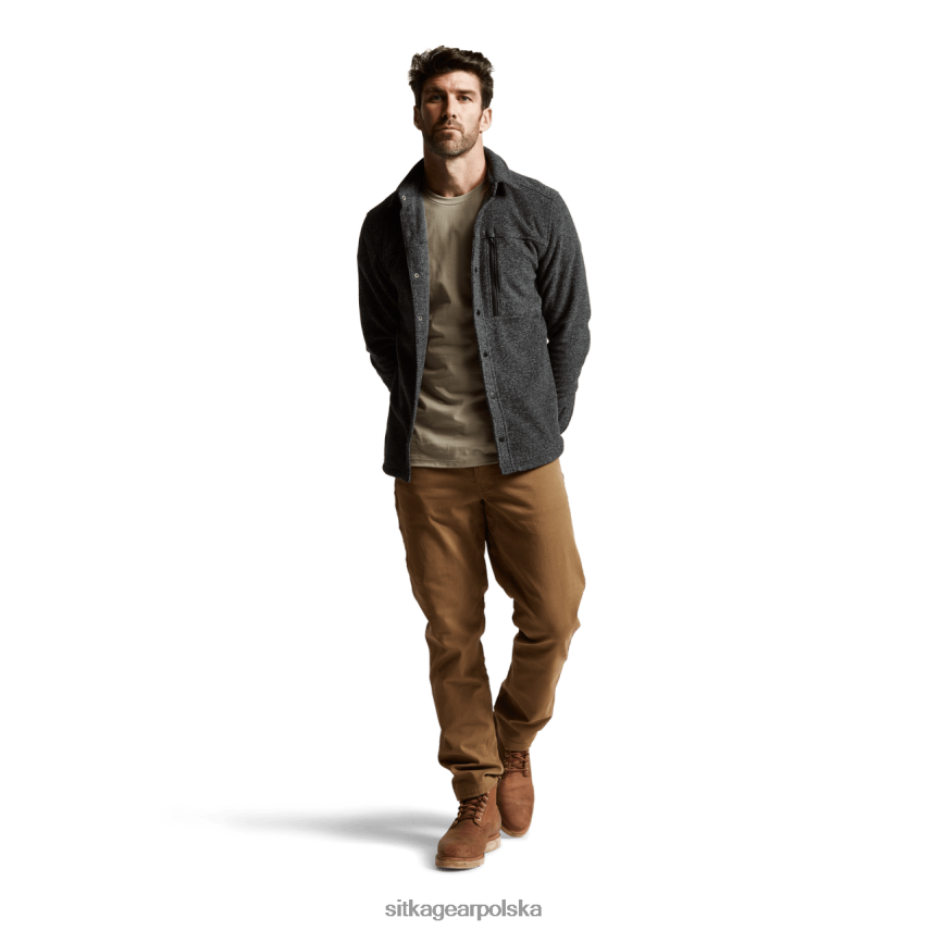 najfatalniejszy czarny wrzos mężczyźni SITKA Gear Koszulka Snowcrest Ls VF2XTJ162