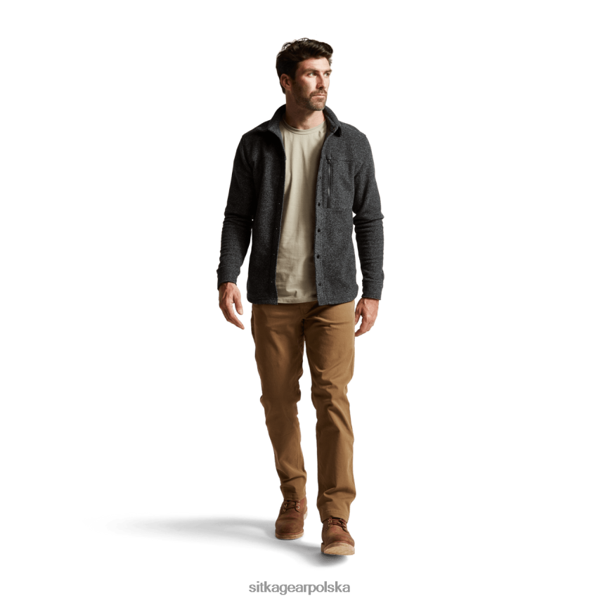 najfatalniejszy czarny wrzos mężczyźni SITKA Gear Koszulka Snowcrest Ls VF2XTJ162