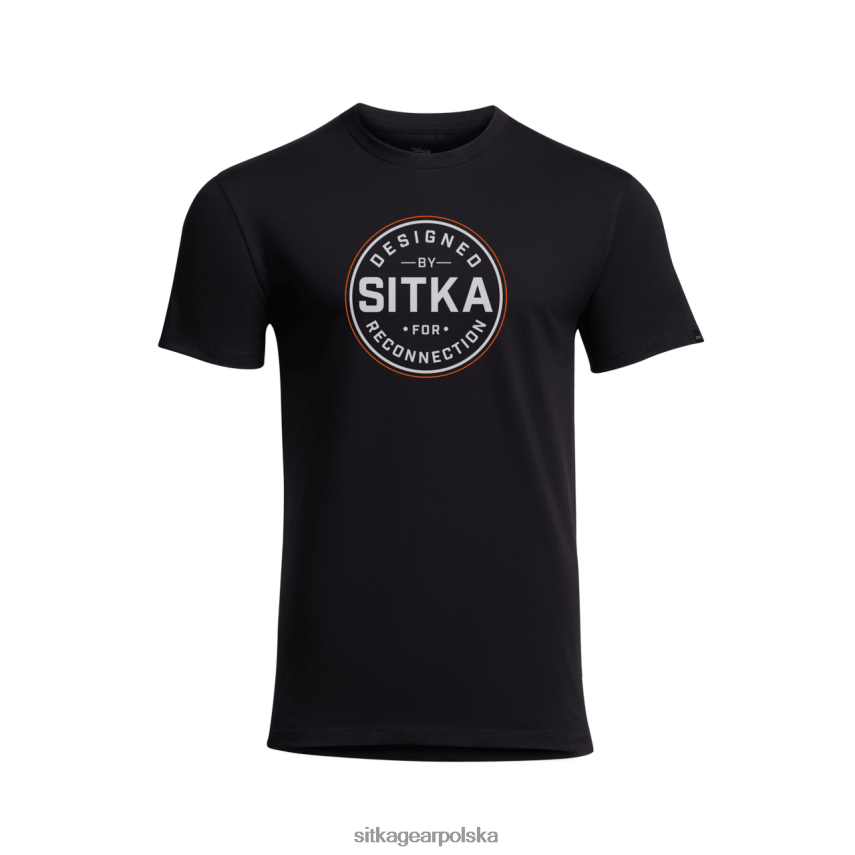 najfatalniejszy czarny mężczyźni SITKA Gear koszulka do ponownego połączenia VF2XTJ153