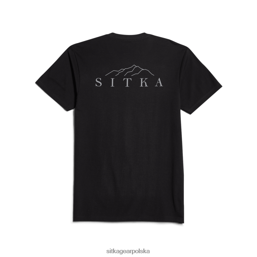 najfatalniejszy czarny mężczyźni SITKA Gear koszulka z podwyższeniem VF2XTJ155